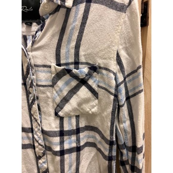 Rails Long Sleeve Collared Plaid Pocket Button-Up Shirt Size XS Multicolor - Picture 3 of 10